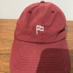 Herschel burgundy dad cap